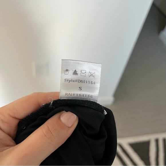 Modern Citizen Wide Leg Cropped Jumpsuit in Black Size S - Picture 4 of 4